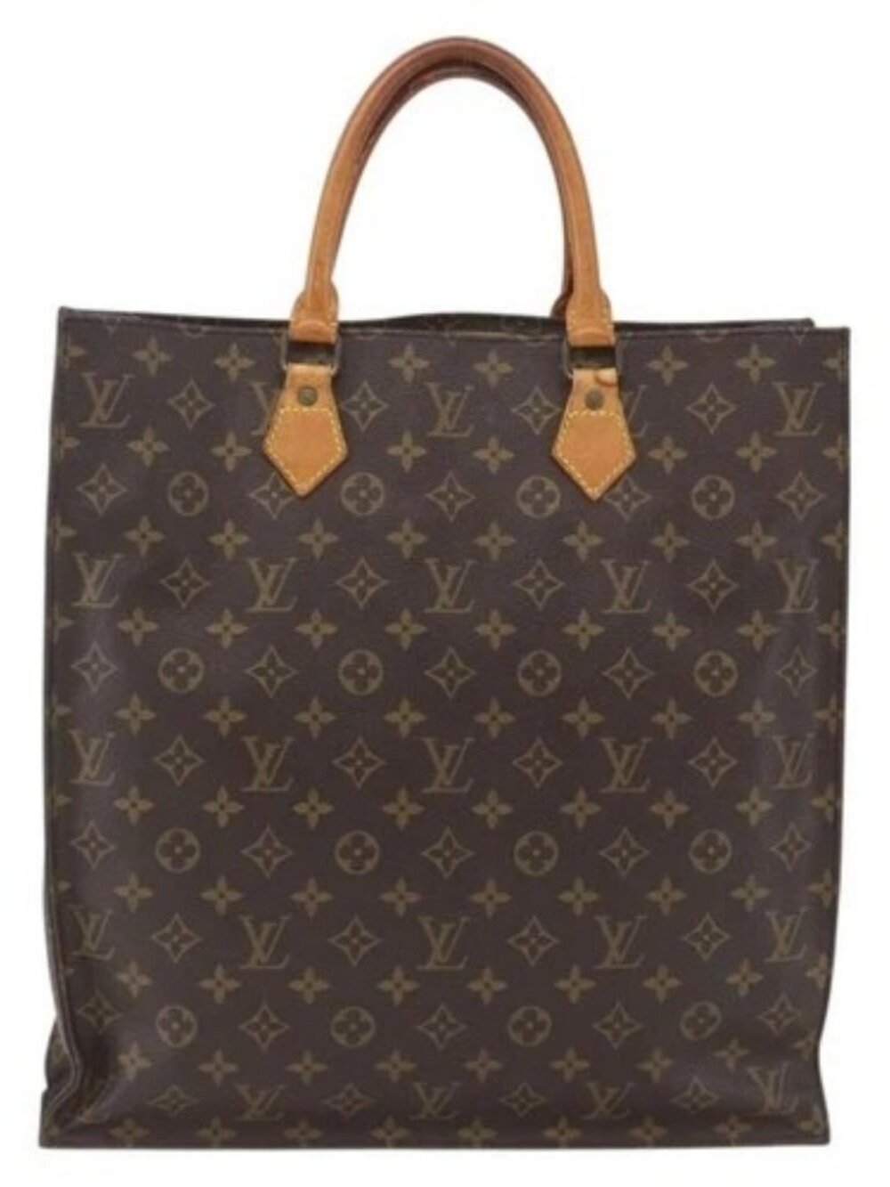 LOUIS VUITTON Monogram Sac Plat Hand Bag M51140 LV Auth bs32926 - Picture 2 of 16
